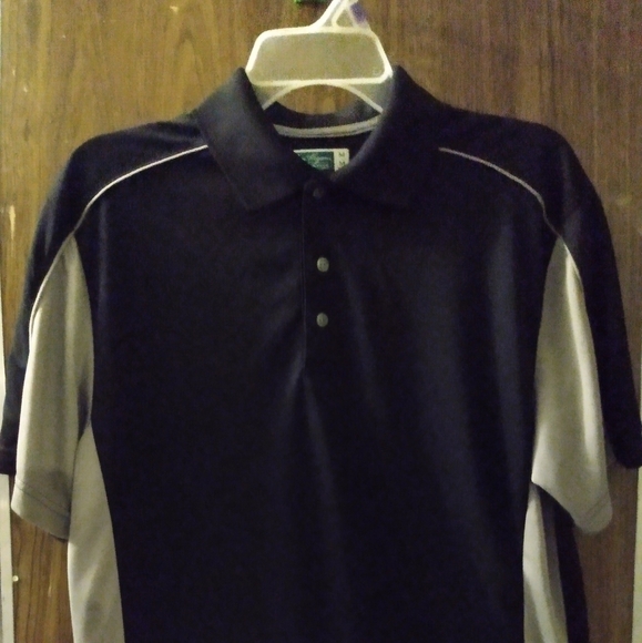 Mens Ben Hogan Polo Short Sleeve, M, Black/ Grey, pre-owned - Picture 1 of 4